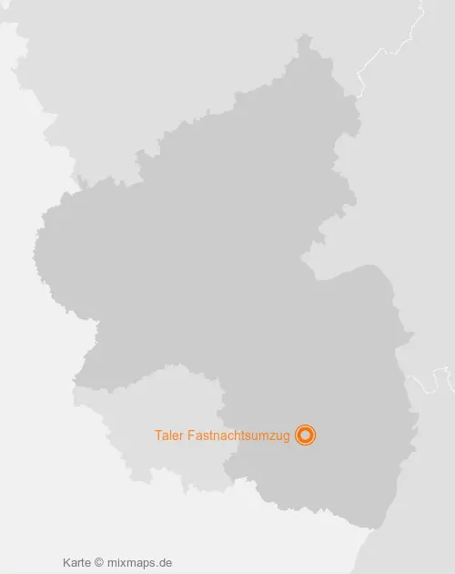 Karte Rheinland-Pfalz: Taler Fastnachtsumzug, Trippstadt