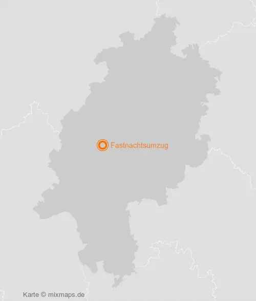 Karte Hessen: Fastnachtsumzug, Gießen