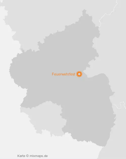 Karte Rheinland-Pfalz: Feuerwehrfest, Erbach