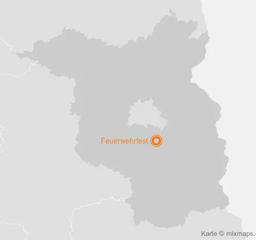 Karte Brandenburg: Feuerwehrfest, Gallun