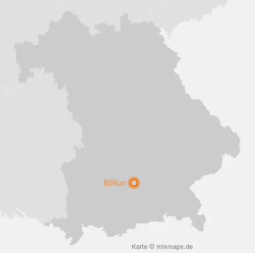 Karte Bayern: B2Run, München