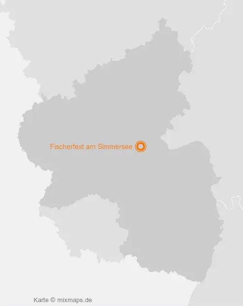 Karte Rheinland-Pfalz: Fischerfest am Simmersee, Simmern/Hunsrück