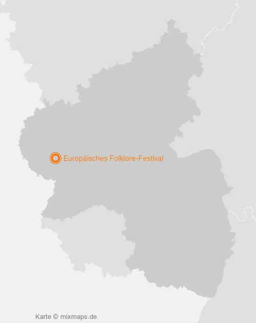 Karte Rheinland-Pfalz: Europäisches Folklore-Festival, Bitburg