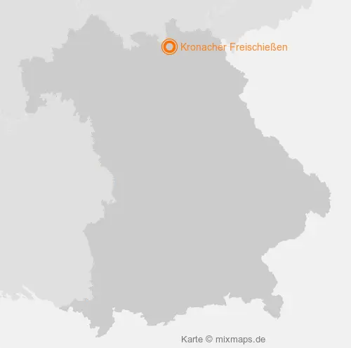 Karte Bayern: Kronacher Freischießen, Kronach