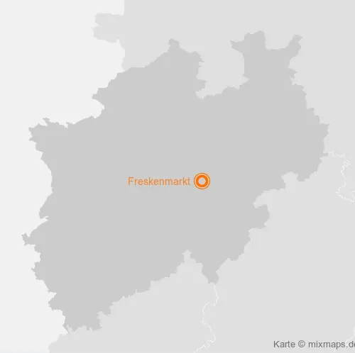 Karte Nordrhein-Westfalen: Freskenmarkt, Neheim