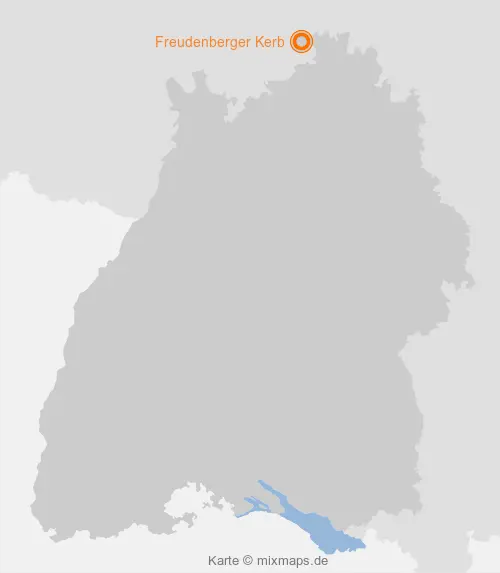 Karte Baden-Württemberg: Freudenberger Kerb, Freudenberg