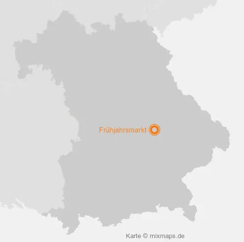 Karte Bayern: Frühjahrsmarkt, Schierling