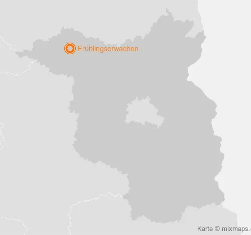 Karte Brandenburg: Frühlingserwachen, Pritzwalk