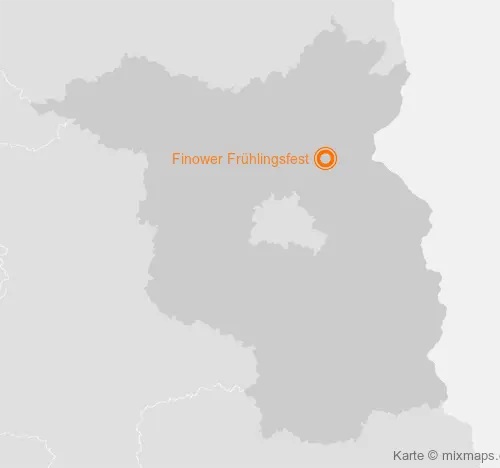 Karte Brandenburg: Finower Frühlingsfest, Finow