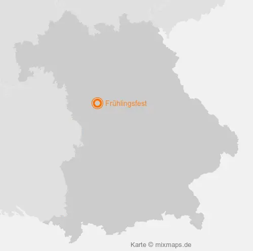 Karte Bayern: Frühlingsfest, Neuendettelsau