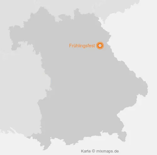 Karte Bayern: Frühlingsfest, Weiden