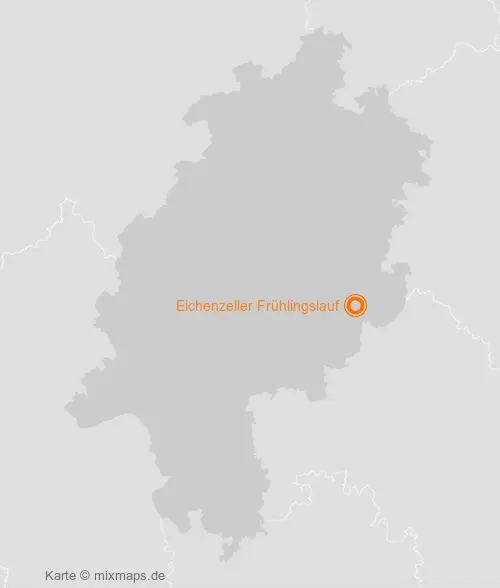 Karte Hessen: Eichenzeller Frühlingslauf, Eichenzell