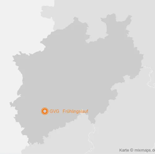 Karte Nordrhein-Westfalen: GVG‑Frühlingslauf, Frechen