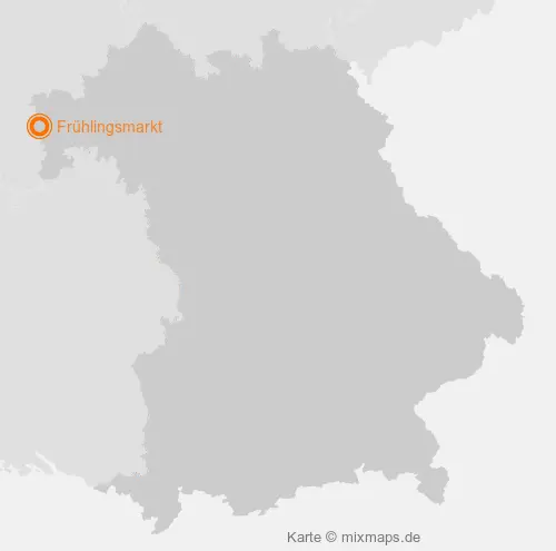 Karte Bayern: Frühlingsmarkt, Großostheim