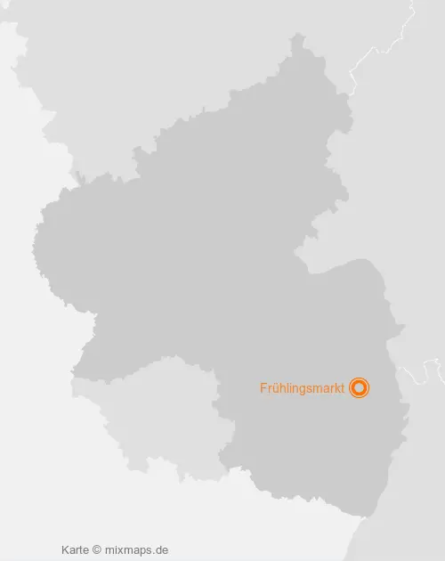 Karte Rheinland-Pfalz: Frühlingsmarkt, Herxheim am Berg