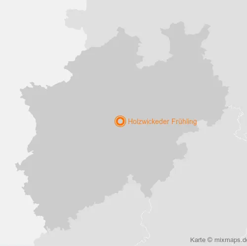 Karte Nordrhein-Westfalen: Holzwickeder Frühling, Holzwickede