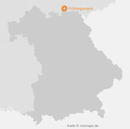 Karte Bayern: Frühlingsmarkt, Ludwigsstadt