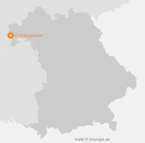 Karte Bayern: Frühlingsmarkt, Mömlingen