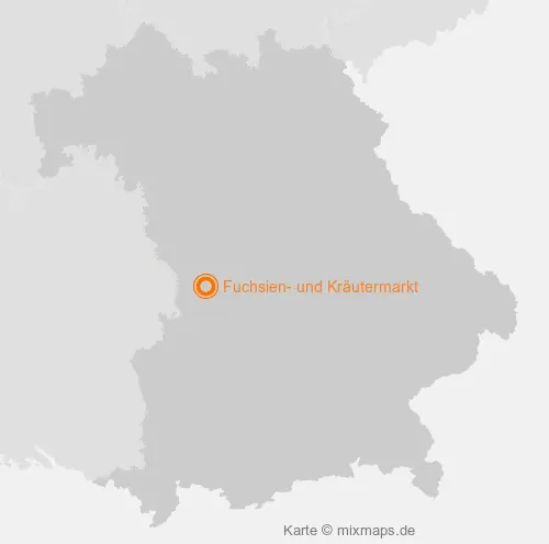 Karte Bayern: Fuchsien- und Kräutermarkt, Wemding