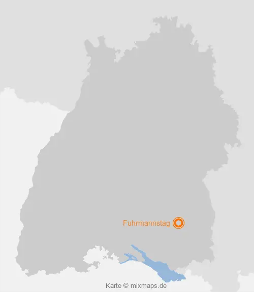 Karte Baden-Württemberg: Fuhrmannstag, Bad Schussenried