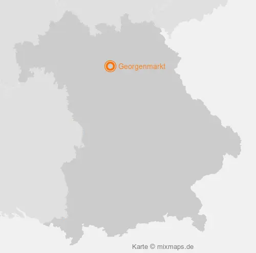 Karte Bayern: Georgenmarkt, Buttenheim