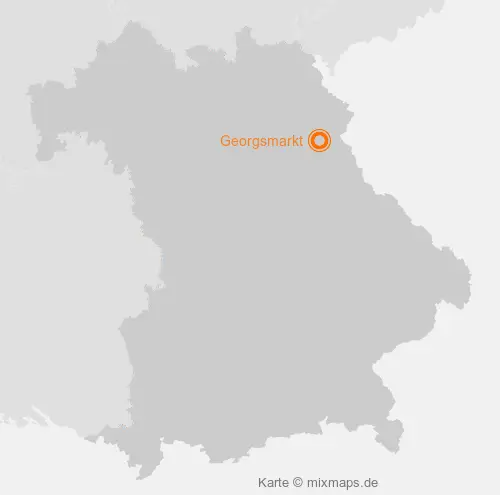 Karte Bayern: Georgsmarkt, Neustadt an der Waldnaab