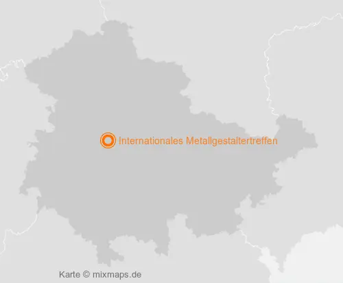 Karte Thüringen: Internationales Metallgestaltertreffen, Gotha