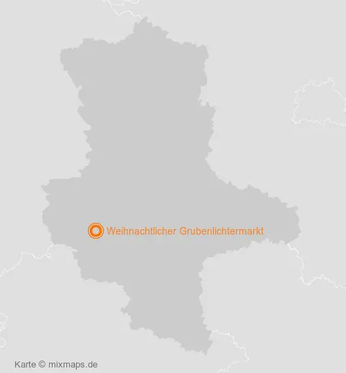 Karte Sachsen-Anhalt: Weihnachtlicher Grubenlichtermarkt, Bad Suderode