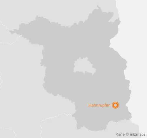 Karte Brandenburg: Hahnrupfen, Dissen