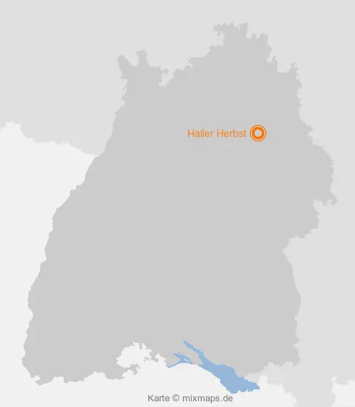 Karte Baden-Württemberg: Haller Herbst, Schwäbisch Hall