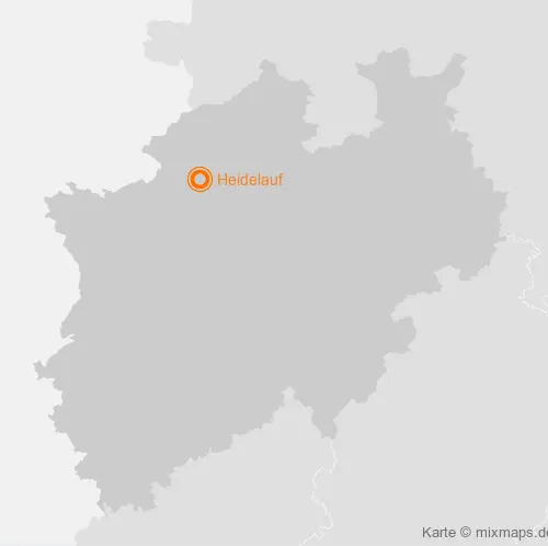 Karte Nordrhein-Westfalen: Heidelauf, Coesfeld