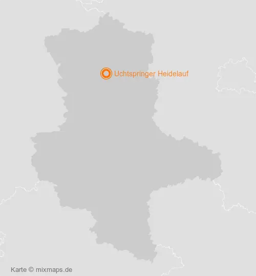 Karte Sachsen-Anhalt: Uchtspringer Heidelauf, Uchtspringe