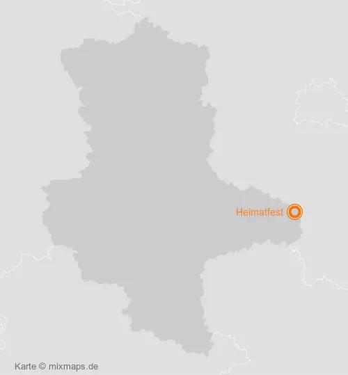 Karte Sachsen-Anhalt: Heimatfest, Linda (Elster)