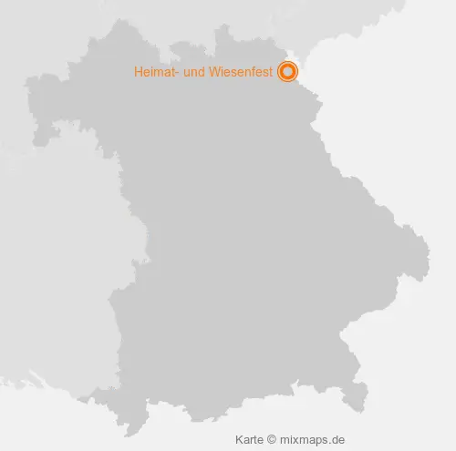 Karte Bayern: Heimat- und Wiesenfest, Selb