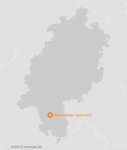 Karte Hessen: Darmstädter Heinerfest, Darmstadt