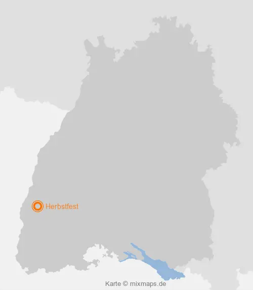 Karte Baden-Württemberg: Herbstfest, Köndringen