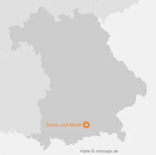 Karte Bayern: Simon-Judi-Markt, Holzkirchen