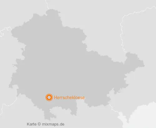 Karte Thüringen: Herrschekloese, Gethles