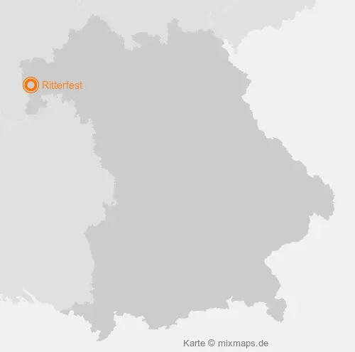 Karte Bayern: Ritterfest, Großwallstadt