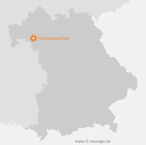 Karte Bayern: Hofschoppenfest, Würzburg