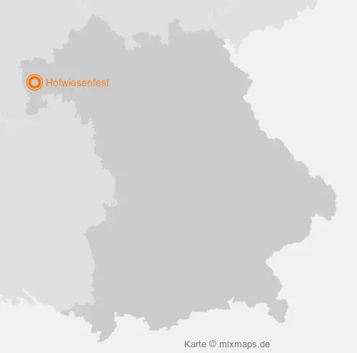 Karte Bayern: Hofwiesenfest, Leidersbach