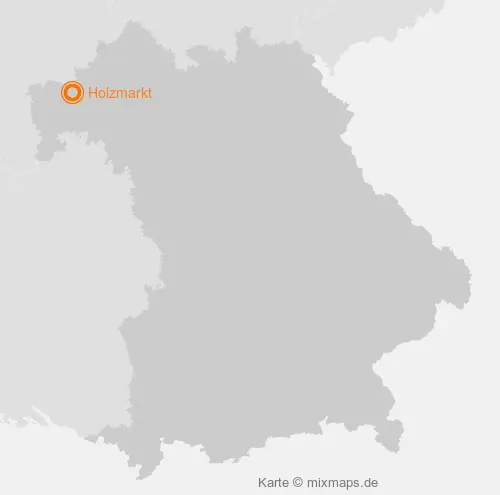 Karte Bayern: Holzmarkt, Frammersbach