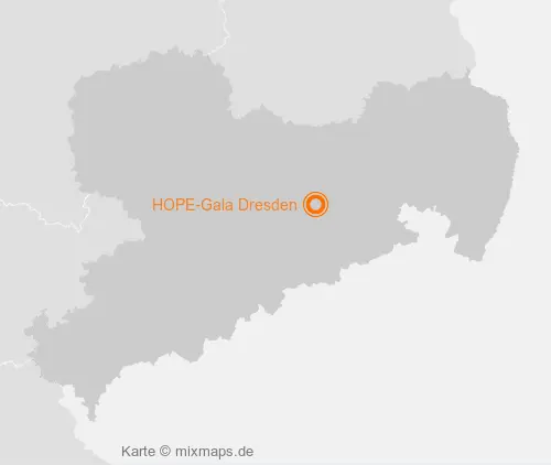 Karte Sachsen: HOPE-Gala Dresden, Dresden