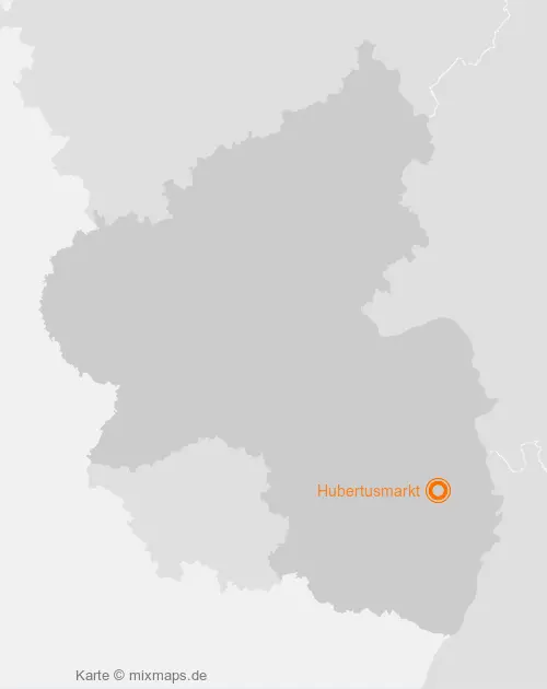 Karte Rheinland-Pfalz: Hubertusmarkt, Bad Dürkheim