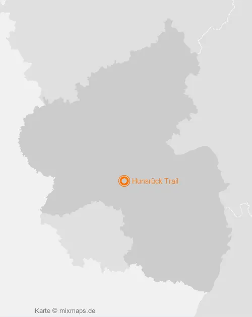 Karte Rheinland-Pfalz: Hunsrück Trail, Mörschied