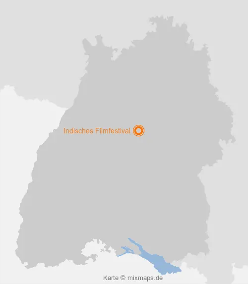 Karte Baden-Württemberg: Indisches Filmfestival, Stuttgart