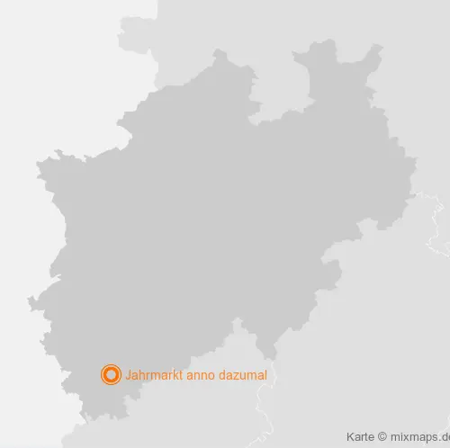 Karte Nordrhein-Westfalen: Jahrmarkt anno dazumal, Kommern