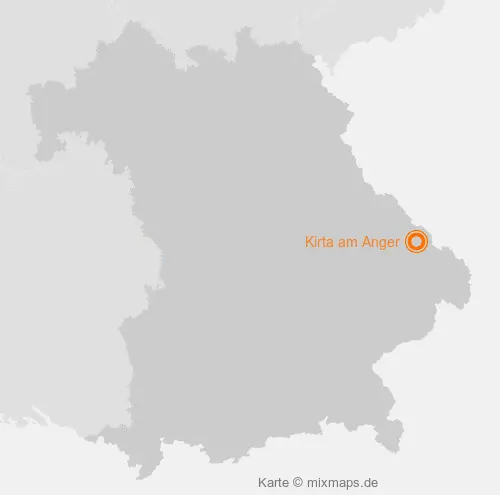 Karte Bayern: Kirta am Anger, Zwiesel