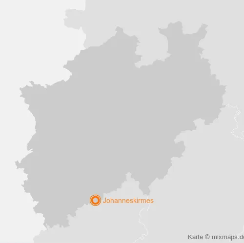 Karte Nordrhein-Westfalen: Johanneskirmes, Bad Honnef