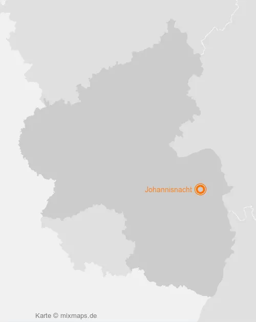 Karte Rheinland-Pfalz: Johannisnacht, Alzey